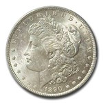 1890-S Morgan Dollar MS-61 PCGS