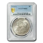 1890-S Morgan Dollar MS-61 PCGS