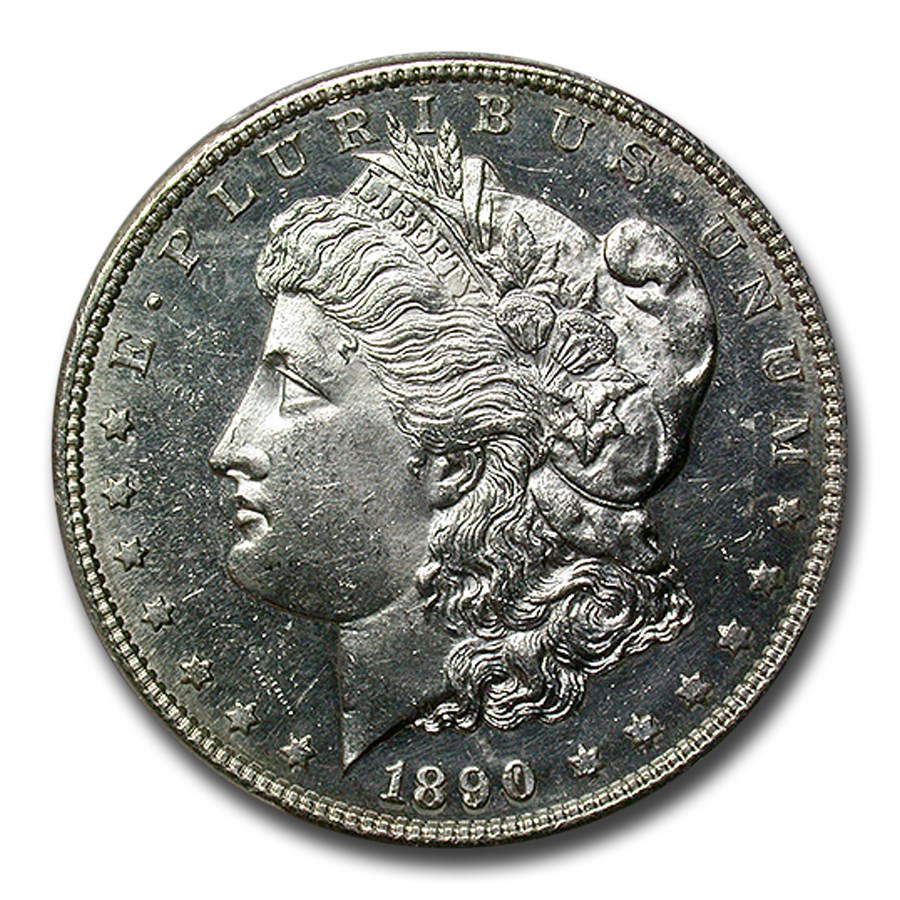 1890-S Morgan Dollar MS-62 PCGS (PL)