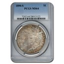 1890-S Morgan Dollar MS-64 PCGS (Toned)