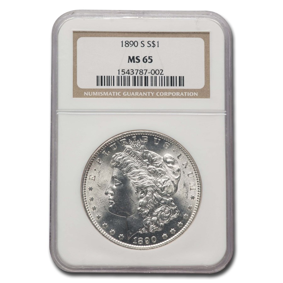 Buy 1890-S Morgan Dollar MS-65 NGC | APMEX