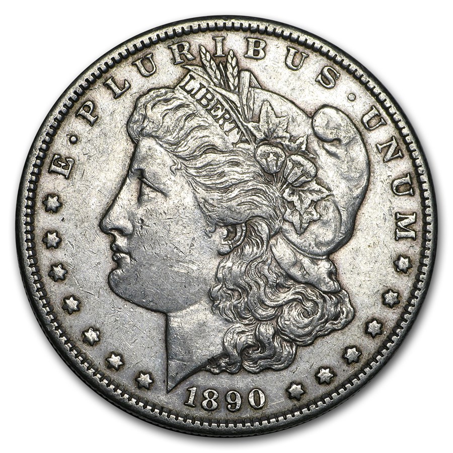 1890-S Morgan Dollar XF