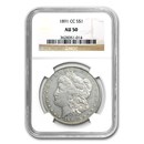 1891-CC Morgan Dollar AU-50 NGC