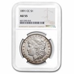 1891-CC Morgan Dollar AU-55 NGC