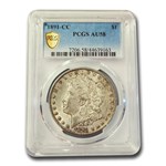 1891-CC Morgan Dollar AU-58 PCGS