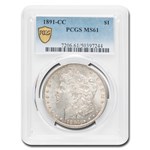 1891-CC Morgan Dollar MS-61 PCGS