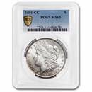 1891-CC Morgan Dollar MS-63 PCGS