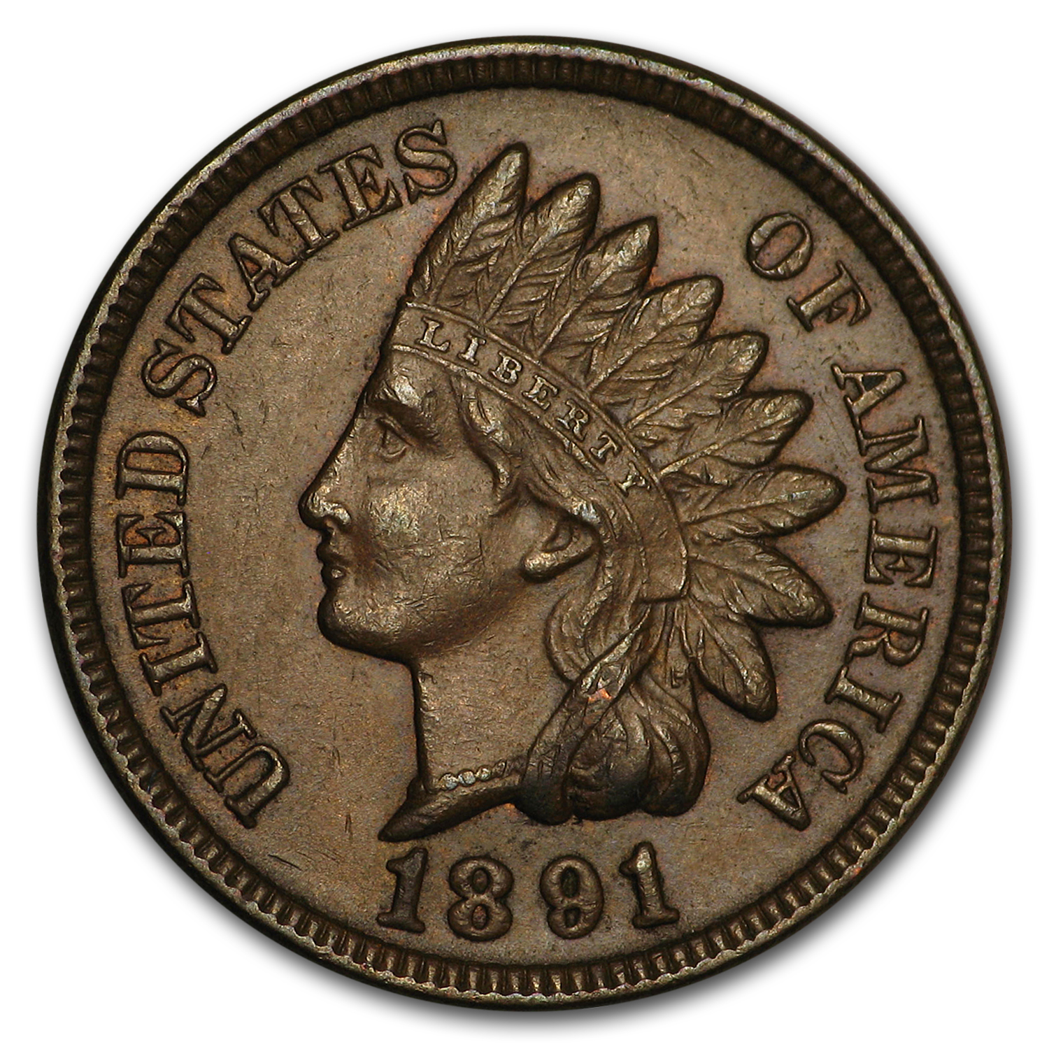 Buy 1891 Indian Head Cent AU | APMEX