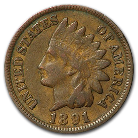 Buy 1891 Indian Head Cent Good+ | APMEX