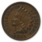 1891 Indian Head Cent XF