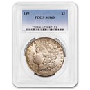 1891 Morgan Dollar MS-63 PCGS