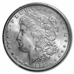 1891 Morgan Dollar MS-64 PCGS