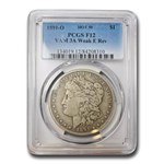 1891-O Morgan Dollar Fine-12 PCGS (VAM-3A Weak E Reverse)