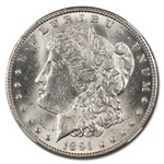 1891-O Morgan Dollar MS-62 NGC