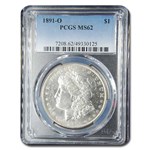 1891-O Morgan Dollar MS-62 PCGS