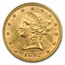 1892 $10 Liberty Gold Eagle MS-63 NGC