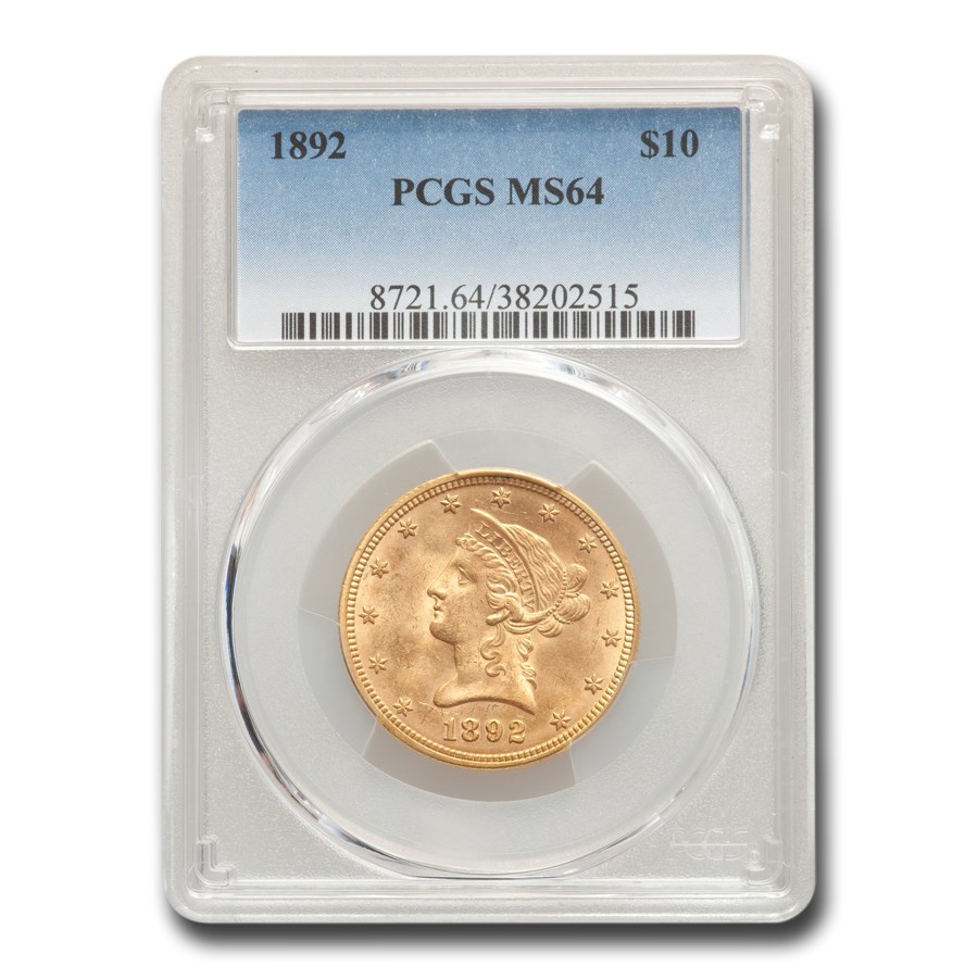 Buy 1892 $10 Liberty Gold Eagle MS-64 PCGS | APMEX