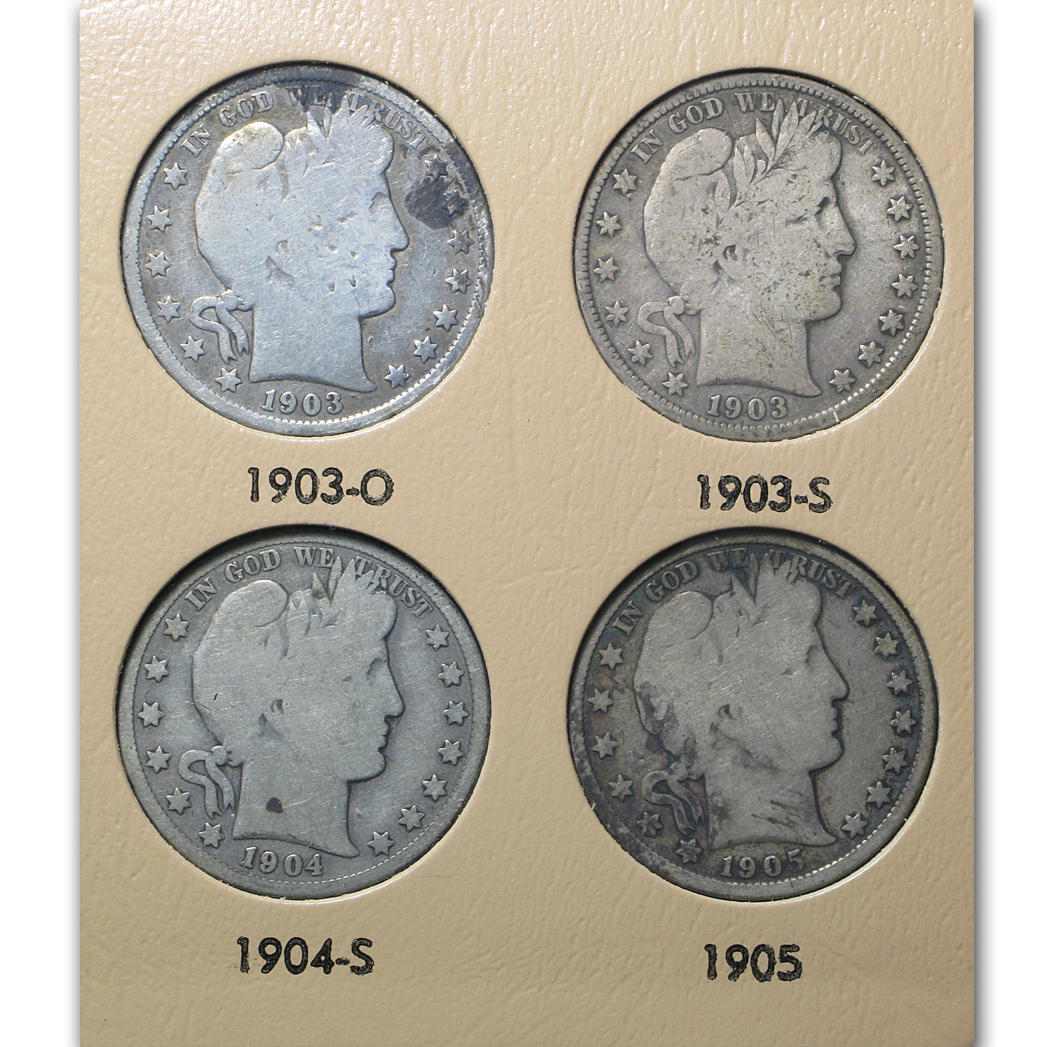 Buy 1892-1915 Barber Half Dollar Complete Set Dansco | APMEX