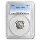 1892 Barber Dime MS-62 PCGS