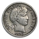 1892 Barber Dime XF