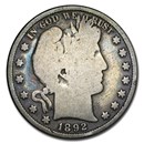 1892 Barber Half Dollar Good