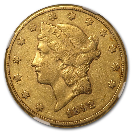 Buy 1892-CC $20 Liberty Gold Double Eagle XF-40 NGC | APMEX