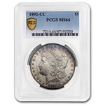 1892-CC Morgan Dollar MS-64 PCGS