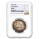 1892 Columbian Expo Half Dollar MS-65 NGC (Toned)