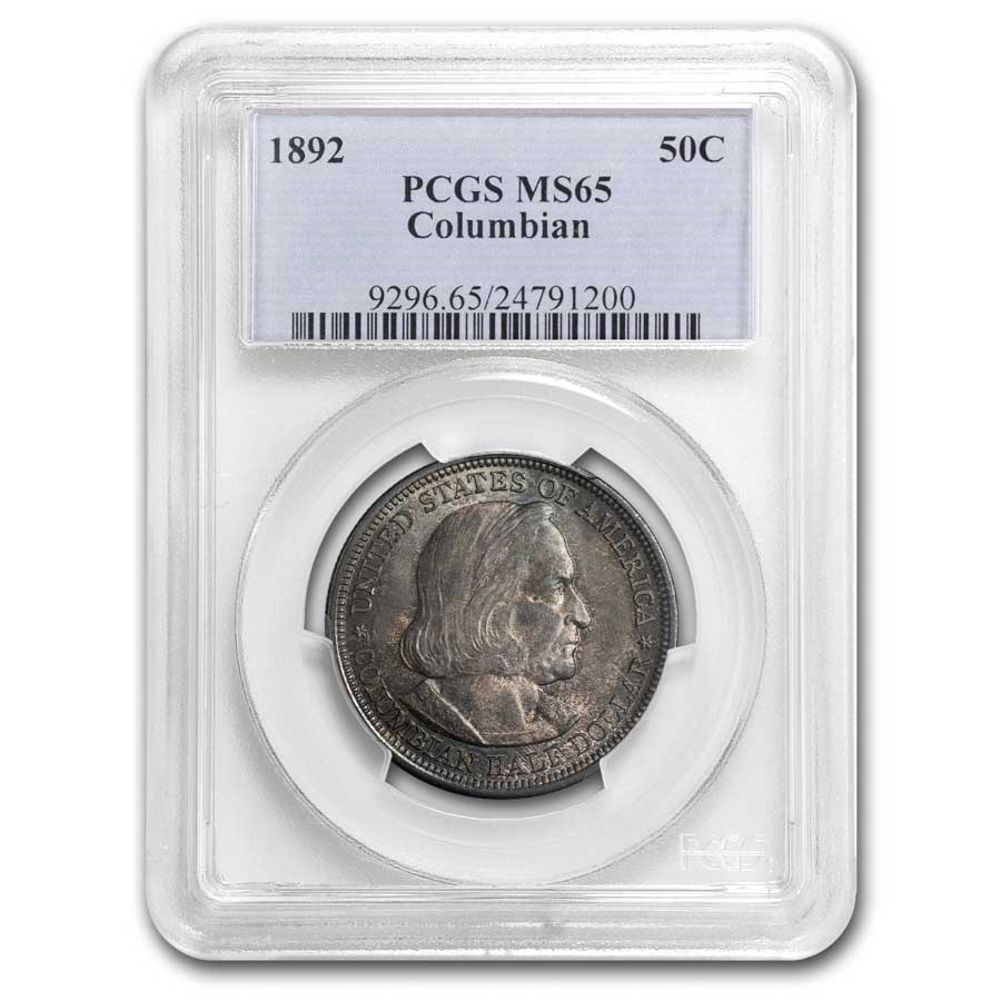 1892 Columbian Expo Half Dollar MS-65 PCGS (Toned)