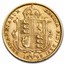 1892 Great Britain Gold 1/2 Sovereign Victoria Shield AU