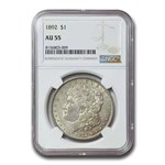 1892 Morgan Dollar AU-55 NGC