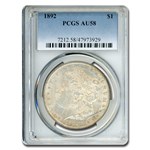 1892 Morgan Dollar AU-58 PCGS