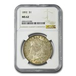 1892 Morgan Dollar MS-62 NGC