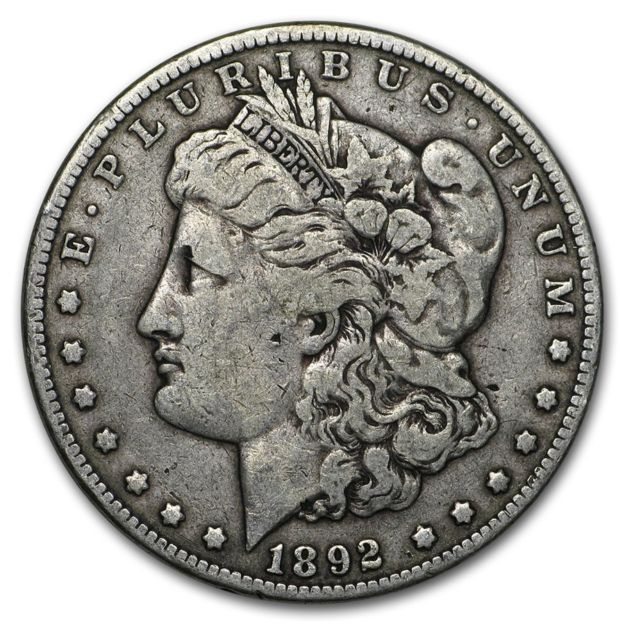 1892 Morgan Dollar VG/VF