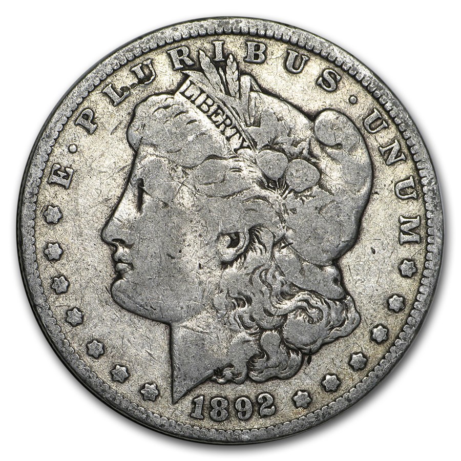 1892 Morgan Dollar VG