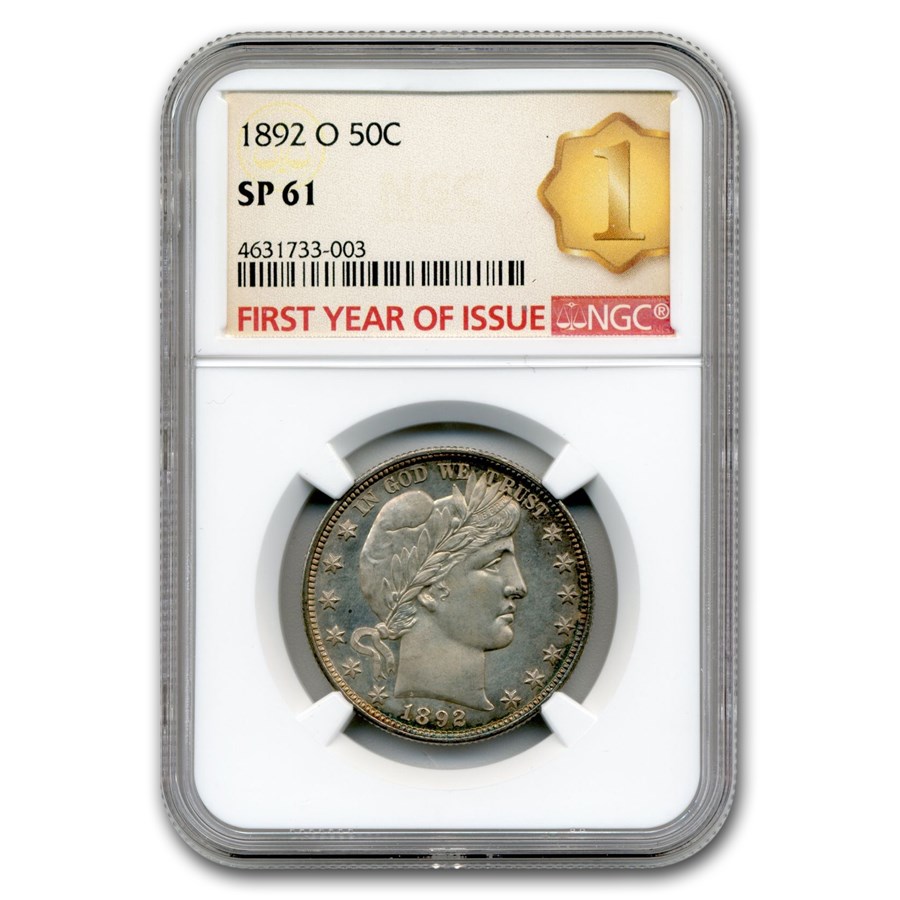 Buy 1892-O Barber Half Dollar SP-61 NGC | APMEX