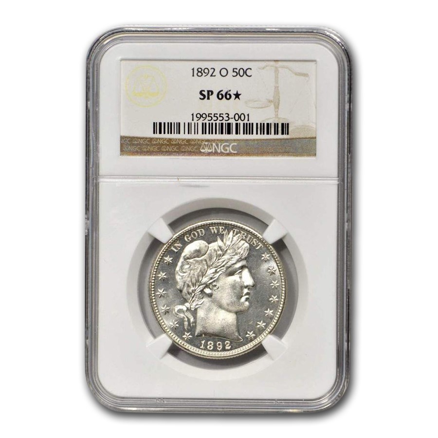 Buy 1892-O Barber Half Dollar SP-66* NGC | APMEX