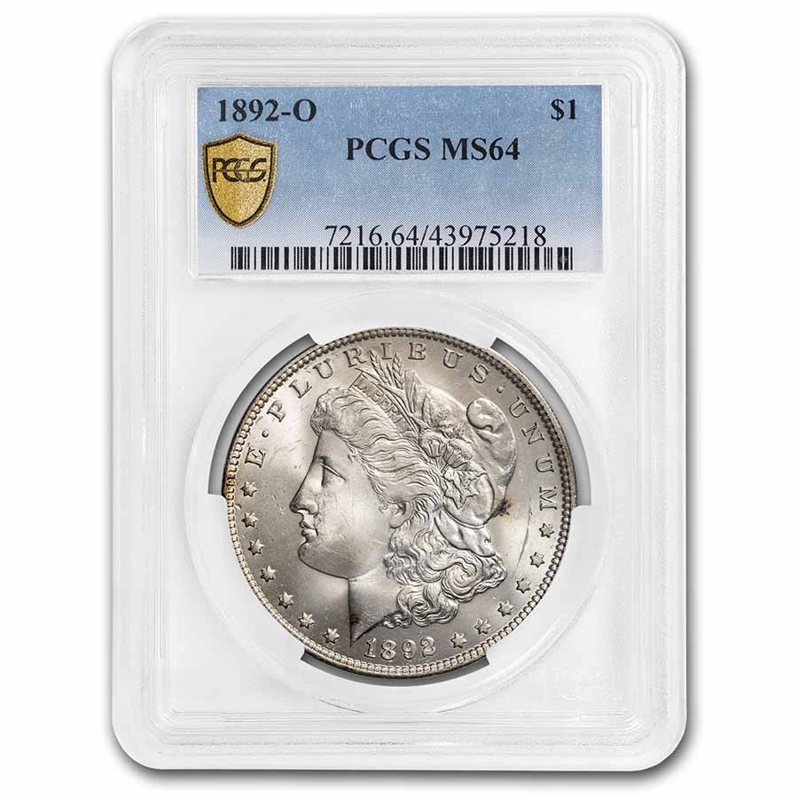 1892-O Morgan Dollar MS-64 PCGS