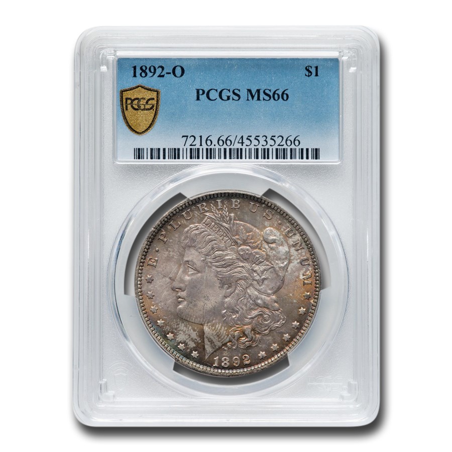 1892-O Morgan Dollar MS-66 PCGS