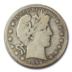 1892-S Barber Half Dollar VG-8 PCGS