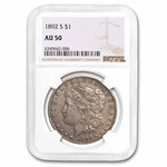 1892-S Morgan Dollar AU-50 NGC