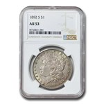 1892-S Morgan Dollar AU-53 NGC