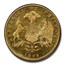 1892-So Chile Gold 10 Pesos MS-62 PCGS