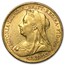 1893-1901-M Australia Gold Sovereign Victoria Veil Head Avg Circ