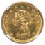 1893 $2.50 Liberty Gold Quarter Eagle MS-65 NGC