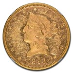 1893/3 $10 Liberty Gold Eagle MS-60 NGC (PL, VP-001, Fivaz)