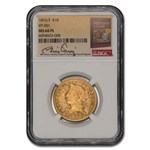 1893/3 $10 Liberty Gold Eagle MS-60 NGC (PL, VP-001, Fivaz)