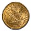 1893 $5 Liberty Gold Half Eagle MS-64 CAC