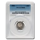 1893 Barber Dime PR-66 PCGS