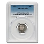 1893 Barber Dime PR-66 PCGS